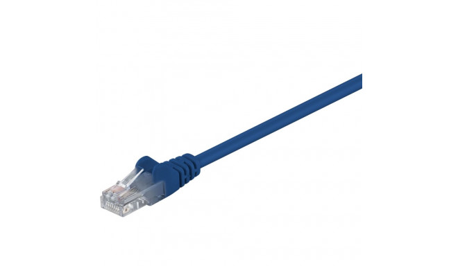 Cat5e Network cable, U/UTP 2xRJ45 plug unshielded blue 5m