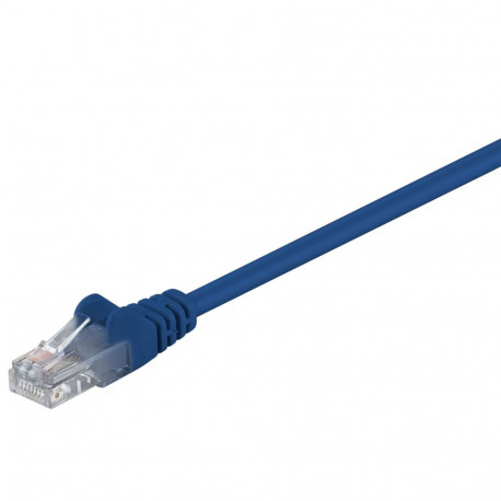 Cat5e Network cable, U/UTP 2xRJ45 plug unshielded blue 10m