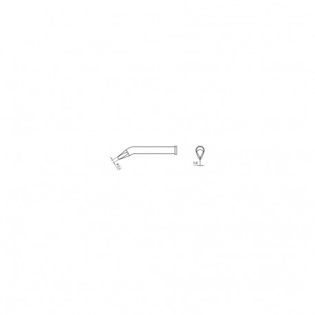 Kolviots XT BX CHISEL 2.4X0.8MM