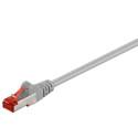 Võrgukaabel Cat6 S/FTP 0.25m, hall, PiMF, LSZH, CU