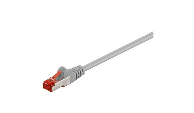 Võrgukaabel Cat6 S/FTP 0.25m, hall, PiMF, LSZH, CU