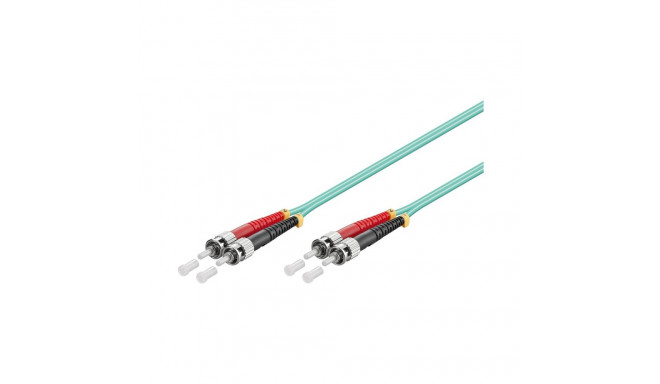 FO jätkukaabel multimode ST-ST duplex OM4 Aqua (50/125) 10.0m
