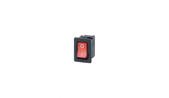 TOGGLE SWITCH.10A 1N ON/OFF RED.