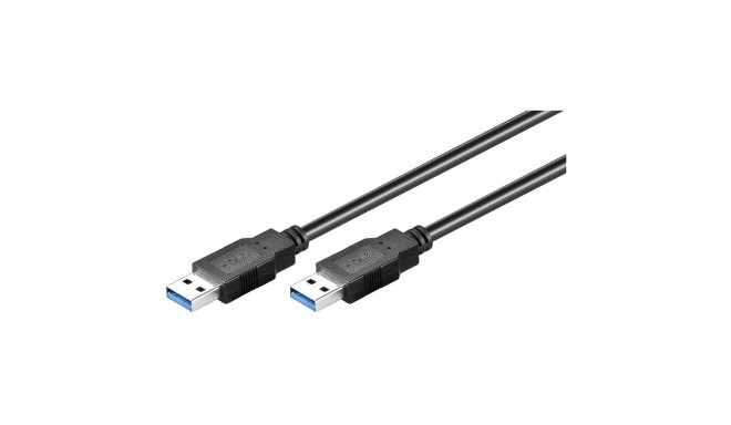 USB 3.0 kaabel A - A 0.5m, must