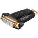 Üleminek HDMI (M) - DVI-D (F), kullatud