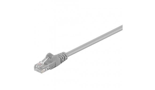 Cat5e Network cable, U/UTP 2xRJ45 plug unshielded grey 20m