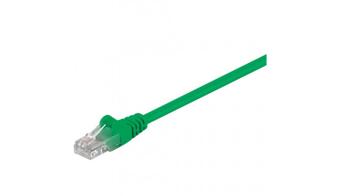 Cat5e Network cable, U/UTP 2xRJ45 plug unshielded green 2m