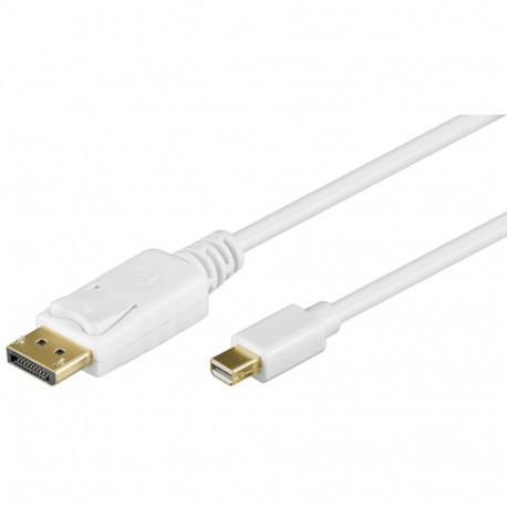 DisplayPort - Mini DisplayPort kaabel 1.0m, valge