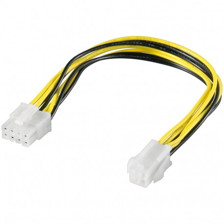 Internal Power cable 8 Pin plug -> P4 4 pin jack