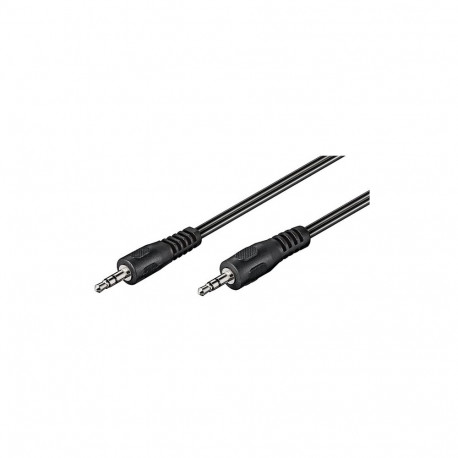 Audio video cable 5 m - 3.5 mm stereo plug > 3.5 mm stereo plug