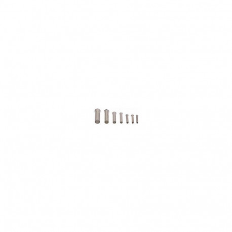 Juhtmehülss 1,0mm², isoleerimata, L=10mm  500tk/pakk