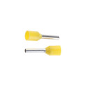 Juhtmehülss 1,0mm², isoleeritud, kollane, L=8,2mm