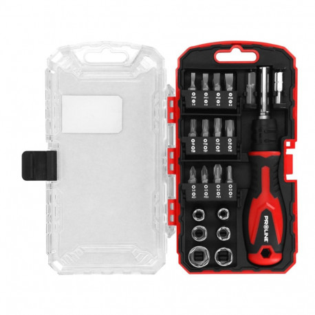 Wkrętak otsikute ja padrunitega komplekt, 33 tk proline