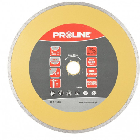 täis diamantratas (mat.bud) 230*2.8*5.5*22.23 proline