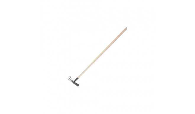 Sirge motikas kolmeharuliste piidega puidust varrega 110 cm