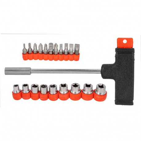 10006 Wkrętak z uchwytem T - zestaw 21 elementów