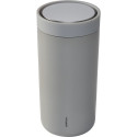 Stelton To Go Click Thermal Mug 0,4 l            soft light grey