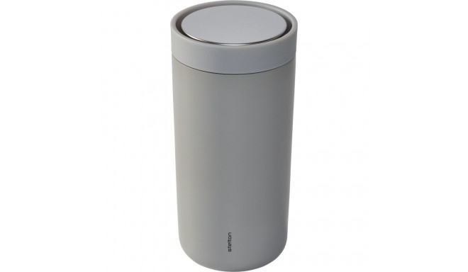 Stelton To Go Click Thermal Mug 0,4 l            soft light grey