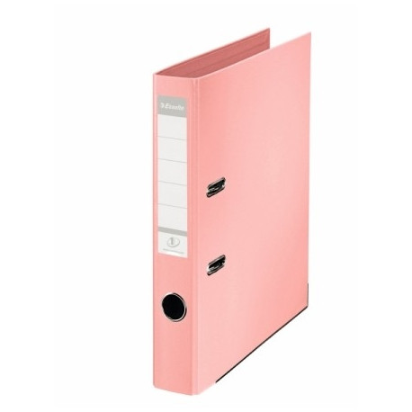 Registraator A4 50mm virsikuroosa Esselte No.1 Power PP Solea