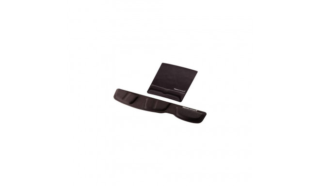 Fellowes MOUSE PAD WRIST SUPPORT/BLACK 9181201