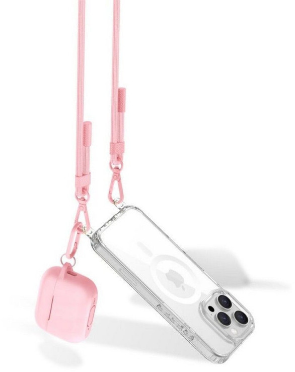 Tech-Protect telefonipael Crossbody Rope C5SE, roosa