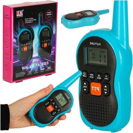 Walkie Talkie raadioside lastele 3km raadius 2 tk komplekt.