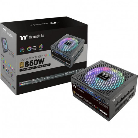 Toughpower GF3 ARGB 850W Gold 5x PCIe kaablihaldusega 850W, must