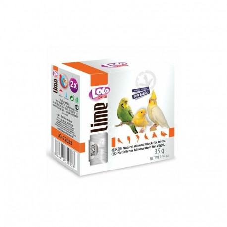 LoLo Pets Lime mineral stone for birds 35g