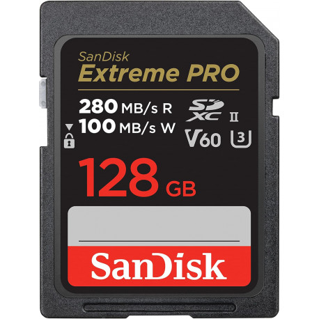 Sandisk memory card SDXC 128GB Extreme Pro UHS-II