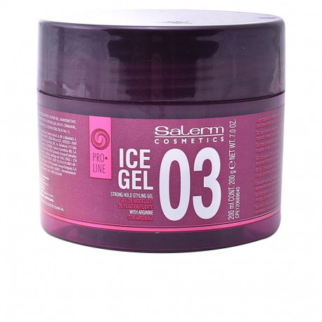 Salerm juuksegeel Ice Gel 03 tugeva kinnitusega 200ml