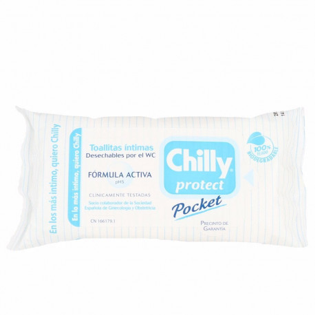 CHILLY EXTRA PROTECCIÓN toallitas íntimas 12 u