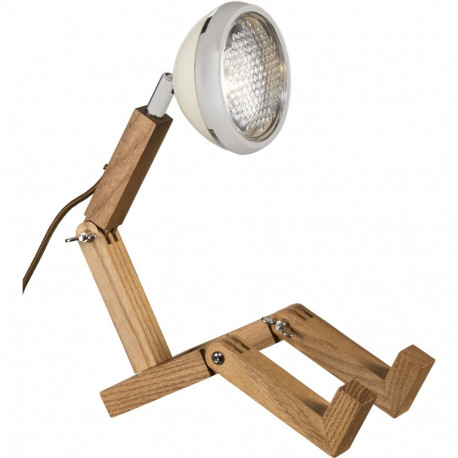 Mr. Wattson Mini laualamp, vintage valge