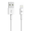 Devia kaabel USB - Lightning Smart 1m, valge (EC080 )