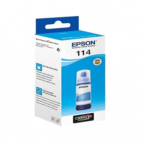 Epson Cyan Ink 114 EcoTank (C13T07B240)
