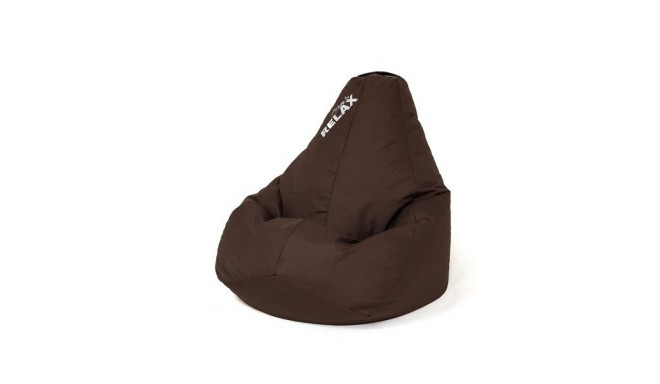Sako bag pouffe chocolate pear L 105 x 80 cm