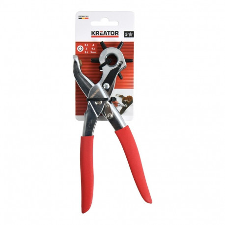 Revolving Leather Pliers KREATOR KRTH62301 225 mm Ø 2.5-5 mm