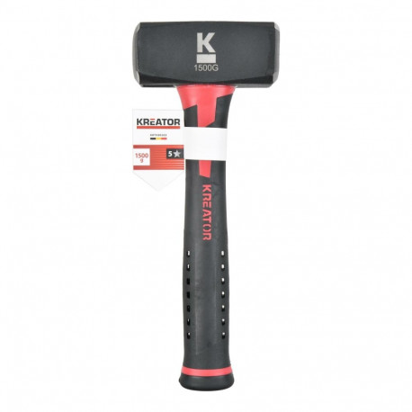 Club Hammer 1500g KREATOR KRTH90303 110mm x 45mm, 232mm