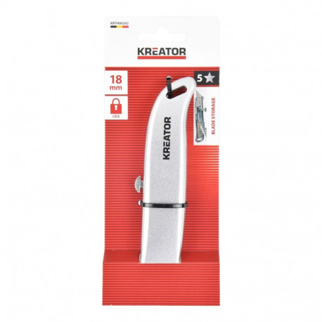 Heavy Duty Knife Zinc-Alloy KREATOR KRTH00202 Blade Length 60 mm, Blade Width 18 mm