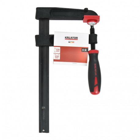Bar Clamp KREATOR KRTH40204 120x250mm