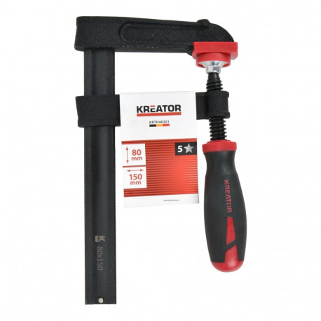 Bar Clamp KREATOR KRTH40201 80x150mm