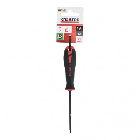 Torx kruvikeeraja 75mm T7, KREATOR, KRTH21102, Varre pikkus: 75 mm, Pea suurus: 7