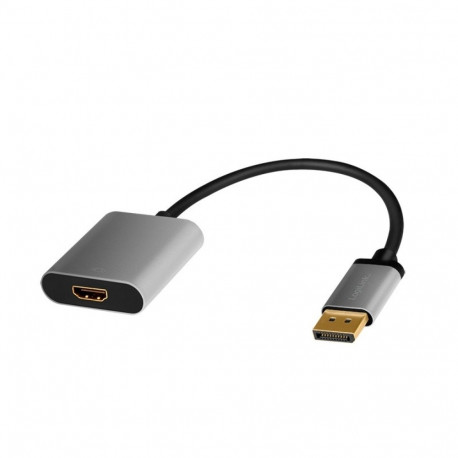 4K 60Hz DisplayPort to HDMI Adapter, Aluminum Case, 0.15m