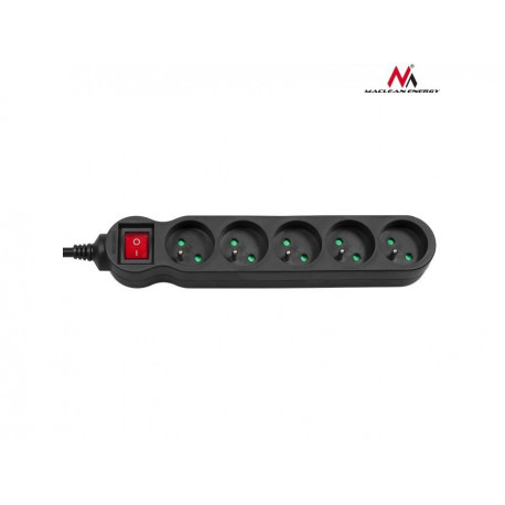 Power strip 1,4m MCE183 2300W black