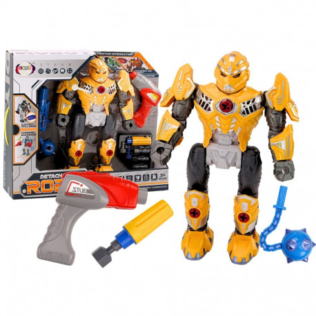 robot kokkupandav relv puur kruvikeeraja tuled heli kollane