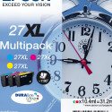 Tint Epson T2715 C/M/Y 3-color Multipack 27XL size DURABrite Ultra Ink WorkForce WF-3620/3640 WF-711