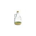 GLASS WINE CONTAINER WITH HANDLE BDG3O