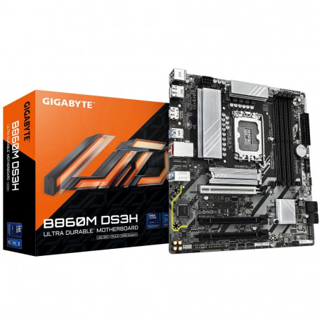 Gigabyte B860M DS3H | protsessoripere Intel | protsessoripesa LGA1851 | DDR5 | toetatud kõvaketta li