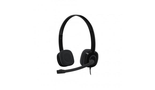 Logitech H151 stereo kõrvaklapid must