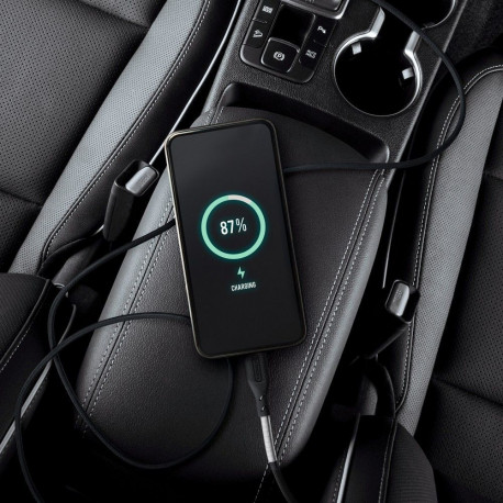 Cable USB C to USB C Forcell F-Energy QC4.0 PD 5A 66W Carbon 1 m CB-02C black