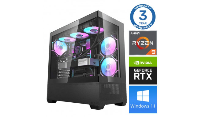 INTOP Ryzen 9 5900X 16GB DDR5 1TB SSD M.2 NVME+2TB RTX4070 12GB WIN11Pro